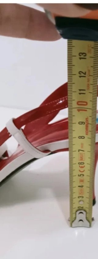 Zapatos Balenciaga Talla 38 Rojo/Blanco
