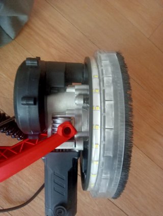 Lijadora para pared tipo jirafa con aspirador