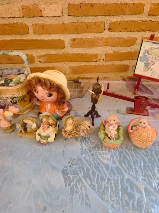 Lote de muñecas antiguas