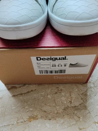 Zapatillas Desigual Mujer Blancas Talla 40