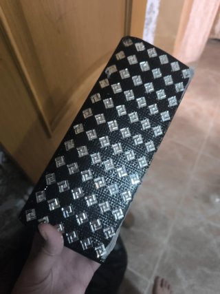 Bolso de fiesta negro y plateado