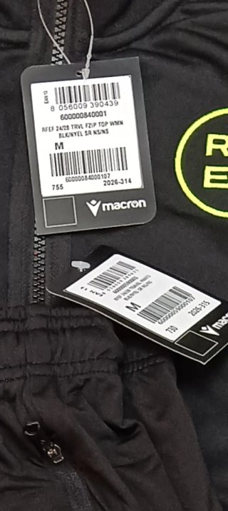 Chándal Árbitro Macron Talla M Nuevo