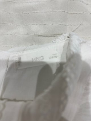 Mono ceremonia niña blanco, talla 9 ,134cm
