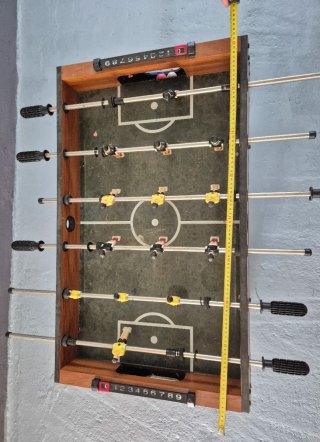 Futbolín madera 90x60x70cm