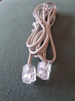 Cable plano línea telefónica RJ11