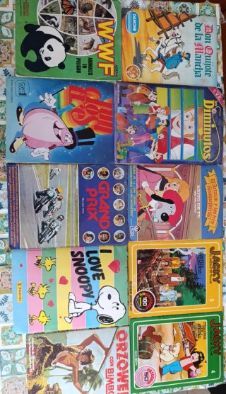 Lote Álbumes Cromos Antiguos Motor 16, Disney, May
