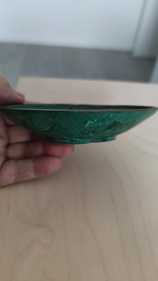 Cuenco Vintage Malquita y Latón
