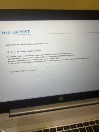 Portátil HP i5 Gen 8 Plata
