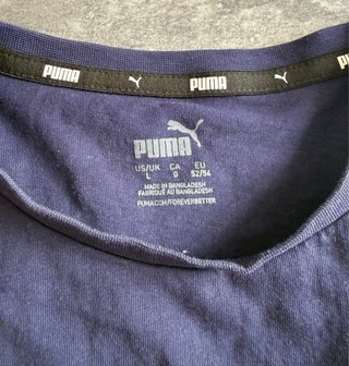 Camiseta Puma Azul Marino Talla L
