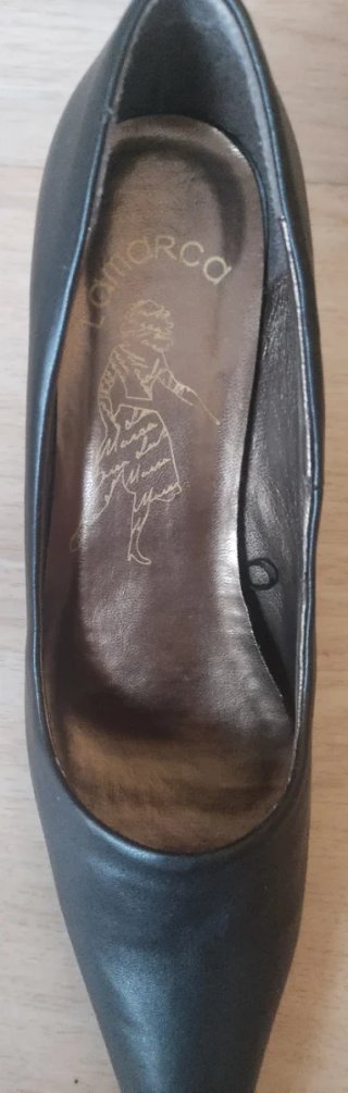 Zapatos de tacón salón negros