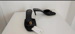 Zapatos tacón Mango Talla 38 Negros