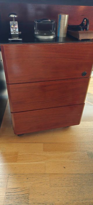 Mesa y cajonera de despacho 160x80 cm
