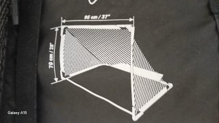 Portería de fútbol plegable
