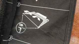 Portería de fútbol plegable