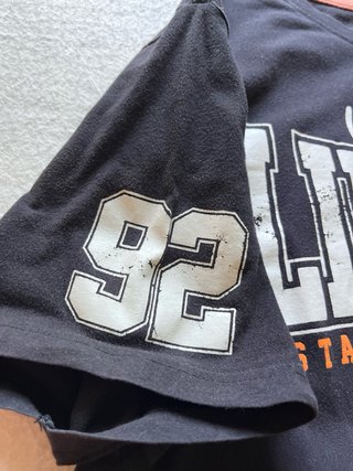 Camiseta Vintage Negra Work Out Limited Talla M