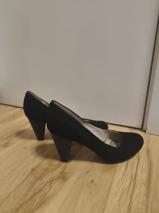 Zapatos tacón ante negro N°38