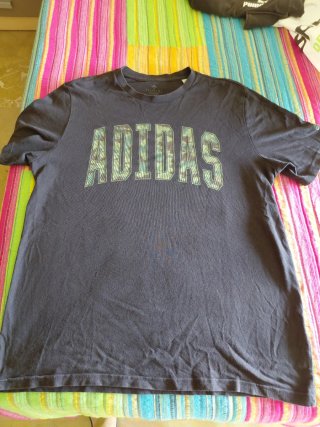 Camiseta Adidas Hombre Talla L Camuflaje