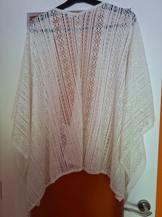 Pareo calado Yessica blanco talla única