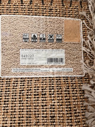 Tappeto Salhaggy Crema 160x230 cm