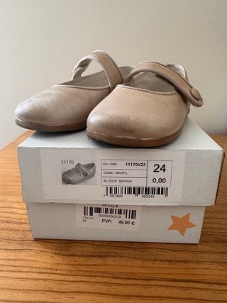 Bailarinas respetuosas infantiles talla 24