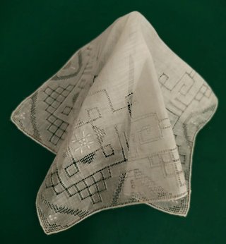 Pañuelo de boda antiguo 1930