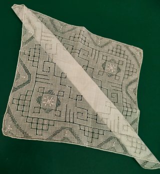 Pañuelo de boda antiguo 1930