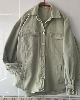 Chaqueta vaquera verde