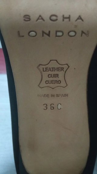 Zapatos Sacha London Negros con Plata