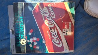 Lote album y cromo de futbol