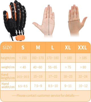 Guante Robot Rehabilitación Talla L