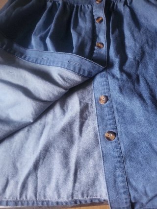 Vestido vaquero con botones