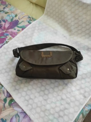 Bolso señora marrón/verde militar