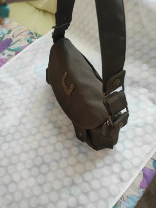 Bolso señora marrón/verde militar