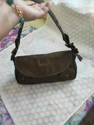 Bolso señora marrón/verde militar