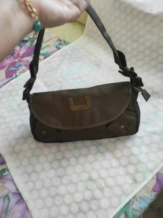 Bolso señora marrón/verde militar