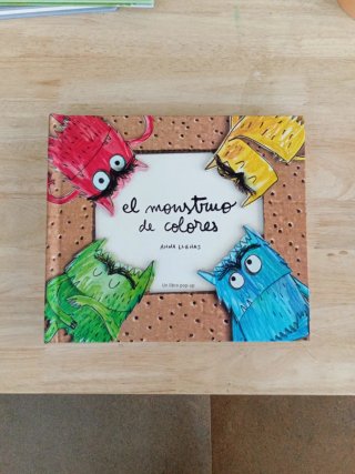 El monstruo de colores pop up