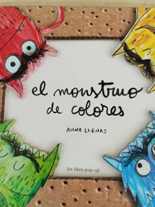 El monstruo de colores pop up