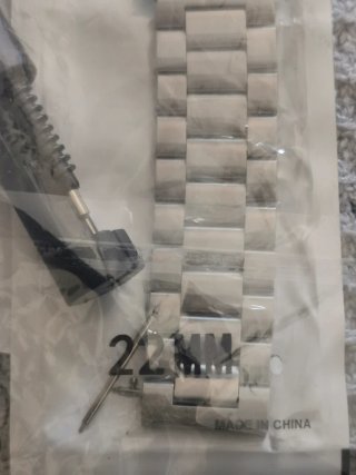 Armis reloj acero 22 mm. Nueva, finales rectos