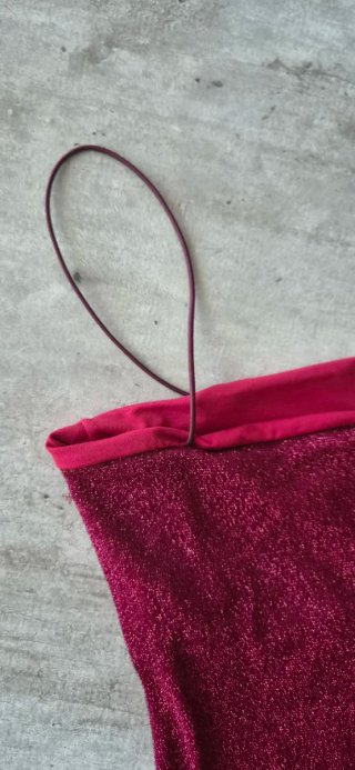 Body glitter rosso/rosa