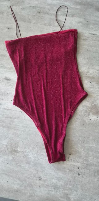 Body glitter rosso/rosa