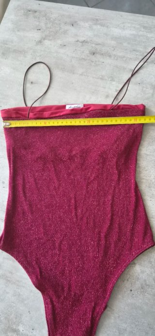 Body glitter rosso/rosa