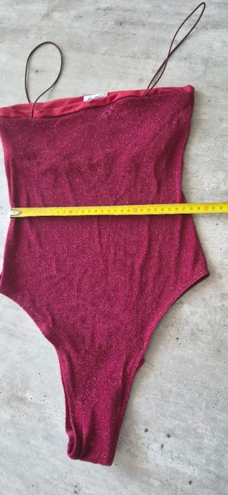 Body glitter rosso/rosa