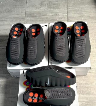 Nike Mind 001 Preto Laranja