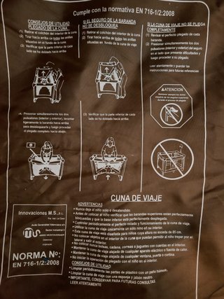 Cuna de viaje para bebé