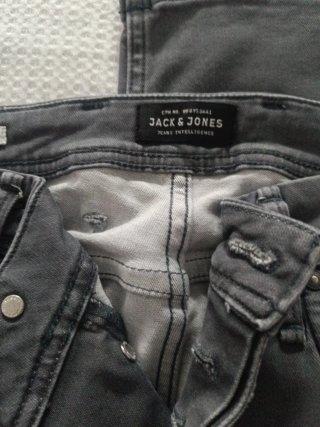 Pantalón Jack & Jones Slim Fit Gris T.32