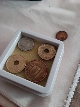 Monedas antiguas coleccionables