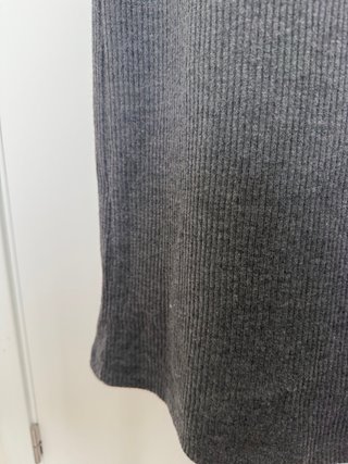 Vestido Mango Off Shoulder Cinza Tamanho XS
