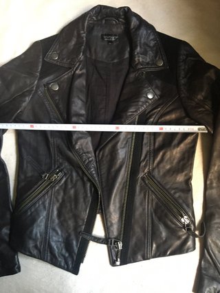 Chaqueta Topshop Cazadora Tip Rock Negra Talla 36
