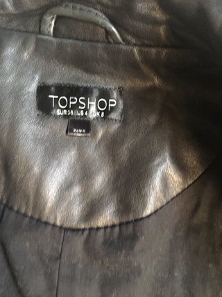 Chaqueta Topshop Cazadora Tip Rock Negra Talla 36