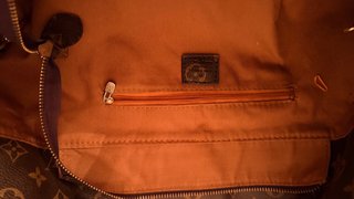 Bolso Grande Louis Vuitton Marrón y Dorado